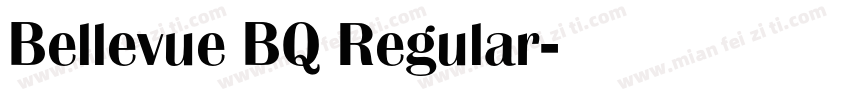 Bellevue BQ Regular字体转换